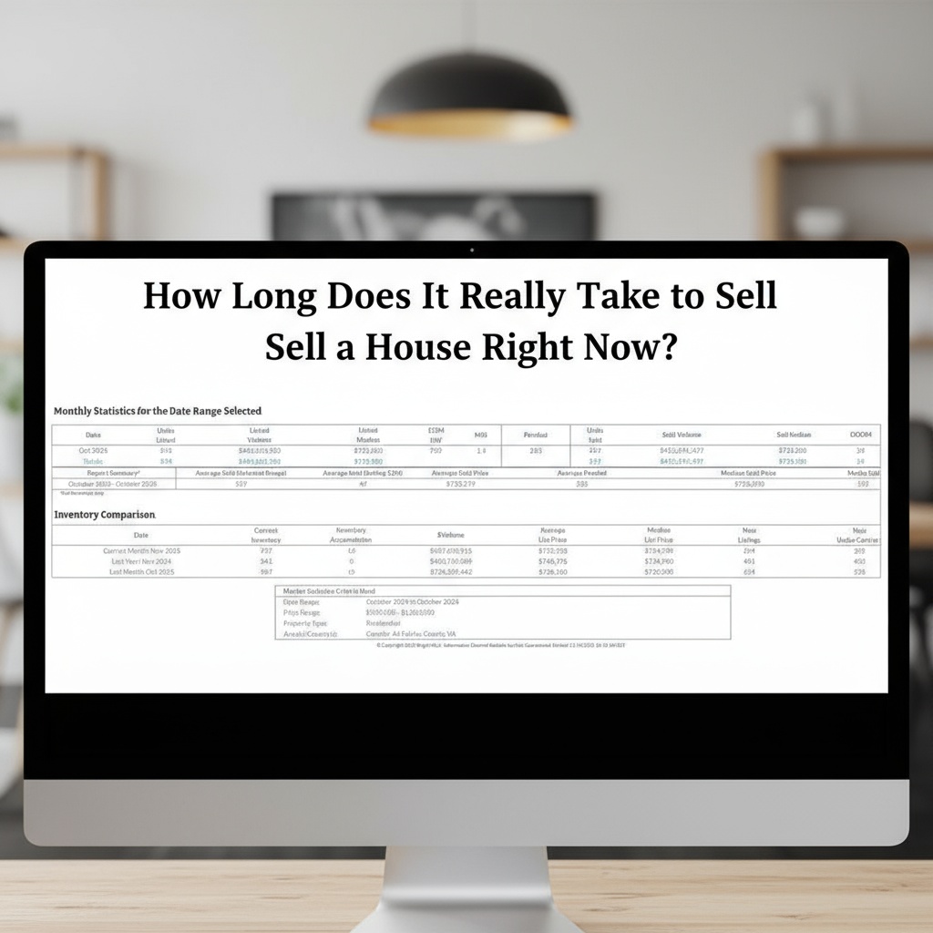 How Long Does It Really Take to Sell a House Right Now? Fairfax County, VA